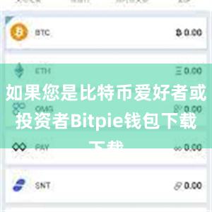 如果您是比特币爱好者或投资者Bitpie钱包下载