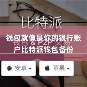 钱包就像是你的银行账户比特派钱包备份