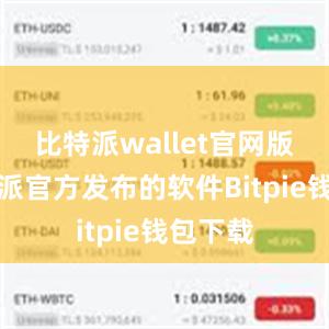 比特派wallet官网版是比特派官方发布的软件Bitpie钱包下载